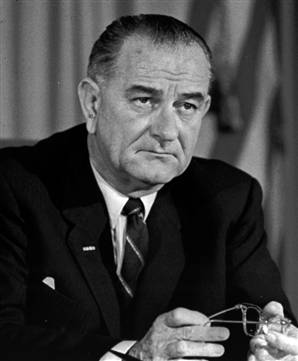 President Lyndon Johnson announces he won’t seek re-election in 1968.