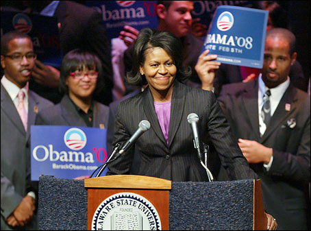 Michelle Obama’s America vs. mine.